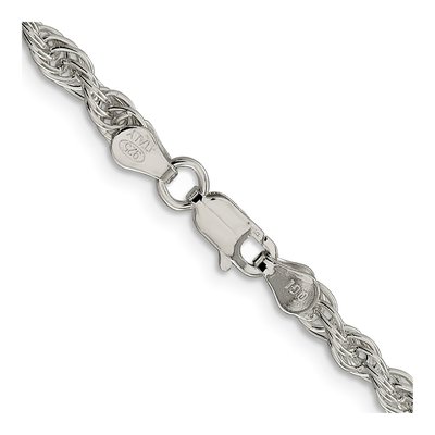 Sterling Silver 3.8mm Rope Chain – view 3