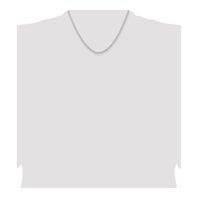 Sterling Silver 2.6mm Round Box Chain – view 4
