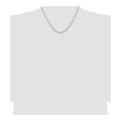 Sterling Silver 2.6mm Round Box Chain – view 4