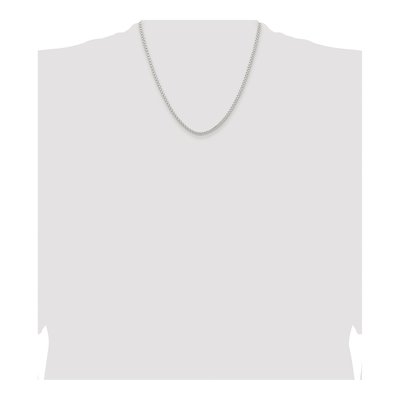 Sterling Silver 2.6mm Round Box Chain – view 4