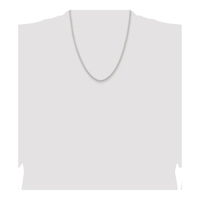 Sterling Silver 2.6mm Round Box Chain – view 4