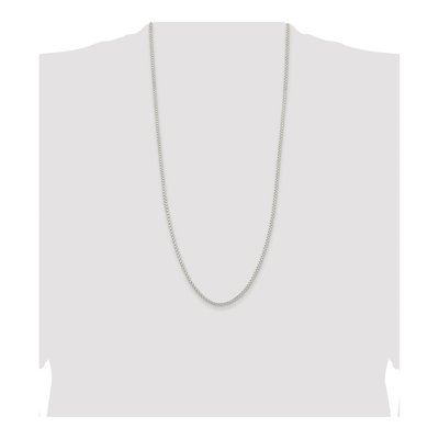 Sterling Silver 2.6mm Round Box Chain – view 4