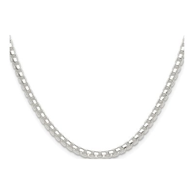 Sterling Silver 4mm Round Box Chain – view 2