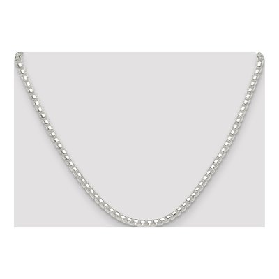 Sterling Silver 4mm Round Box Chain – view 4