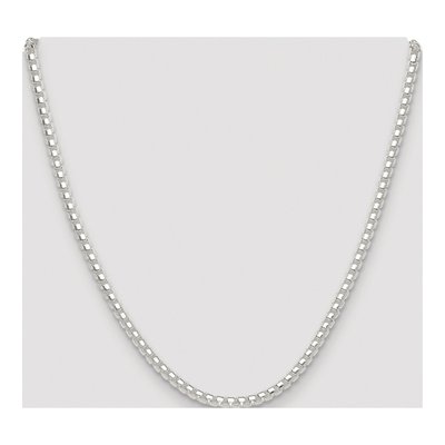 Sterling Silver 4mm Round Box Chain – view 4