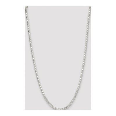Sterling Silver 4mm Round Box Chain – view 4