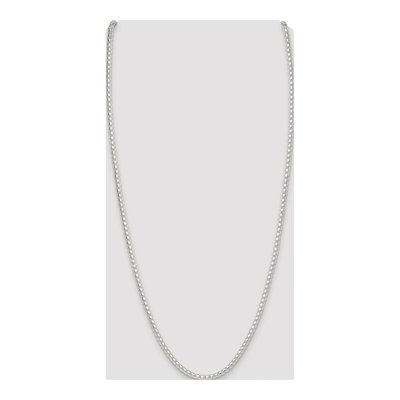 Sterling Silver 4mm Round Box Chain – view 4