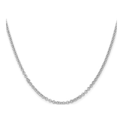 Sterling Silver 2.8mm Rolo Chain – view 2