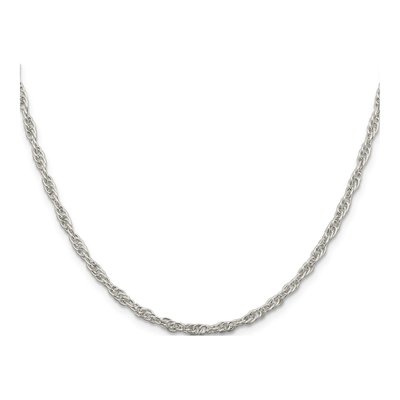 Sterling Silver 2.75mm Rope Chain – view 2