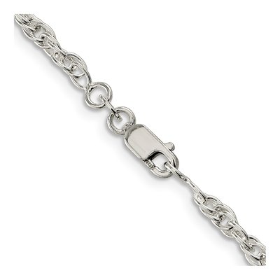 Sterling Silver 2.75mm Rope Chain – view 3