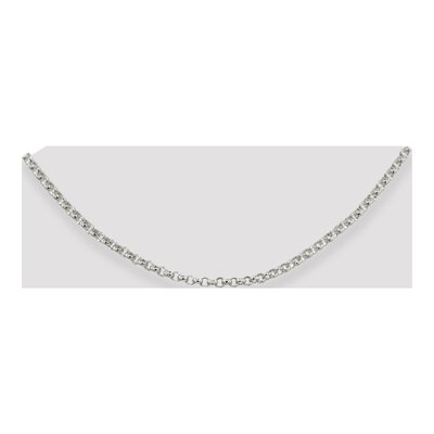 Sterling Silver 4mm Rolo Chain – view 4