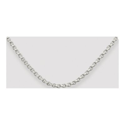 Sterling Silver 4mm Diamond-Cut Rolo Chain – view 4