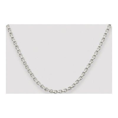 Sterling Silver 4mm Diamond-Cut Rolo Chain – view 4