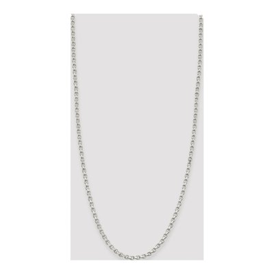 Sterling Silver 4mm Diamond-Cut Rolo Chain – view 4