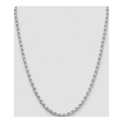 Sterling Silver 3.5mm Diamond-Cut Rolo Chain – view 4