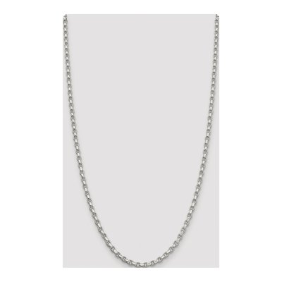 Sterling Silver 3.5mm Diamond-Cut Rolo Chain – view 4
