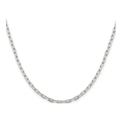 Sterling Silver 2.75mm Elongated Open Cable Chain – view 2