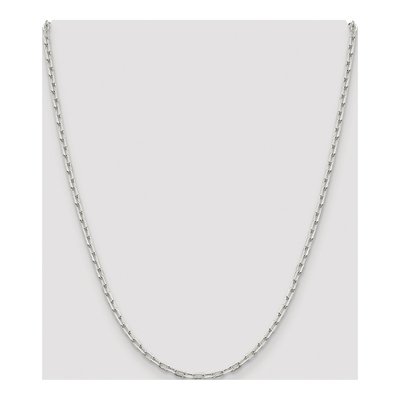 Sterling Silver 2.75mm Elongated Open Cable Chain – view 4