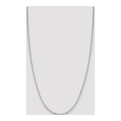 Sterling Silver 2.75mm Elongated Open Cable Chain – view 4