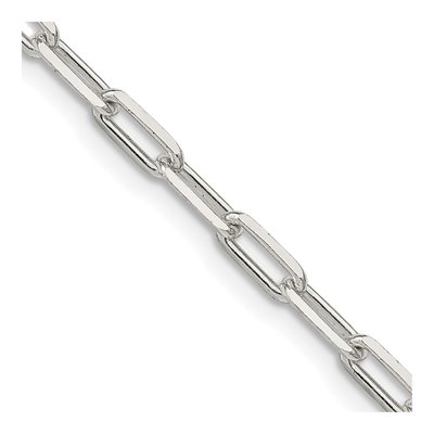 Sterling Silver 3.25mm Open Cable Chain