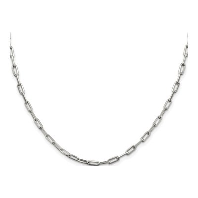 Sterling Silver 3.25mm Elongated Open Cable Chain – view 2