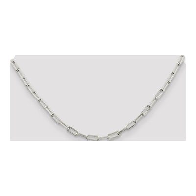 Sterling Silver 4.25mm Elongated Open Cable Chain – view 4