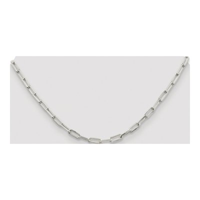 Sterling Silver 4.25mm Elongated Open Cable Chain – view 4