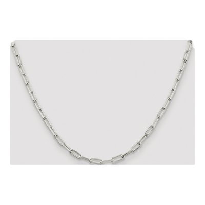 Sterling Silver 4.25mm Elongated Open Cable Chain – view 4