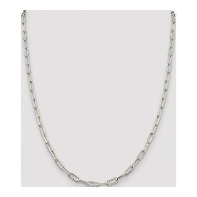 Sterling Silver 4.25mm Elongated Open Cable Chain – view 4