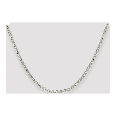 Sterling Silver 4mm Rolo Chain – view 4