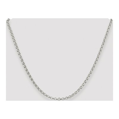 Sterling Silver 4mm Rolo Chain – view 4