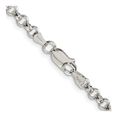 Sterling Silver 4mm Rolo Chain – view 3