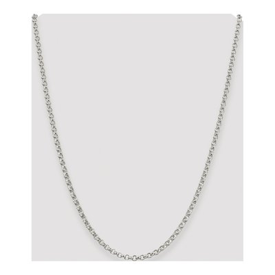 Sterling Silver 4mm Rolo Chain – view 4