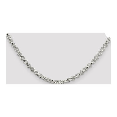 Sterling Silver 5mm Rolo Chain – view 4