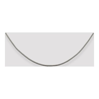 Sterling Silver 2mm Corona Chain – view 4