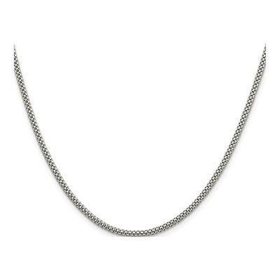 Sterling Silver 2.4mm Corona Chain – view 2