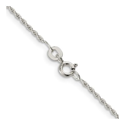 Sterling Silver 1.3mm Rope Chain – view 3