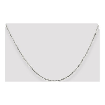 Sterling Silver 1.3mm Rope Chain – view 4