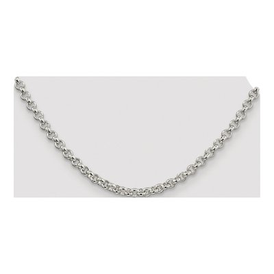 Sterling Silver 5mm Rolo Chain – view 4