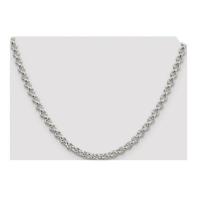 Sterling Silver 5mm Rolo Chain – view 4