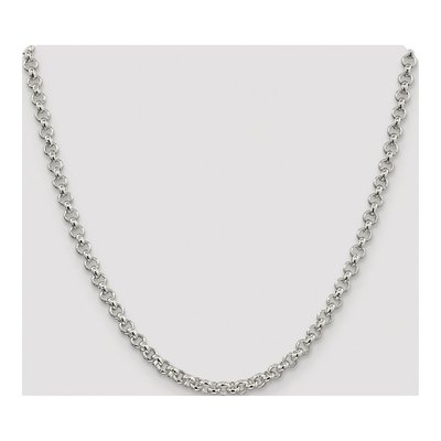 Sterling Silver 5mm Rolo Chain – view 4