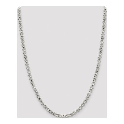 Sterling Silver 5mm Rolo Chain – view 4