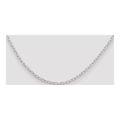 Sterling Silver 3.4mm Oval Cable Chain – view 4