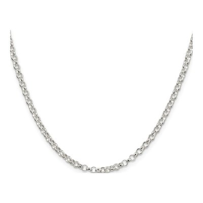 Sterling Silver 3.5mm Rolo Chain – view 2