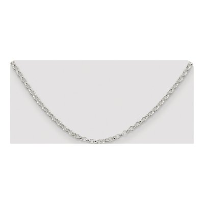 Sterling Silver 3.5mm Rolo Chain – view 4