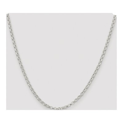 Sterling Silver 3.5mm Rolo Chain – view 4