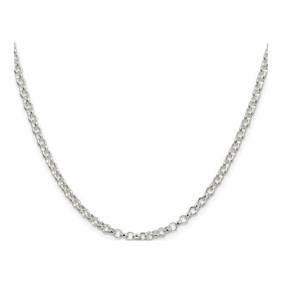 Sterling Silver 3.5mm Rolo Chain – view 2
