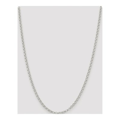 Sterling Silver 3.5mm Rolo Chain – view 4