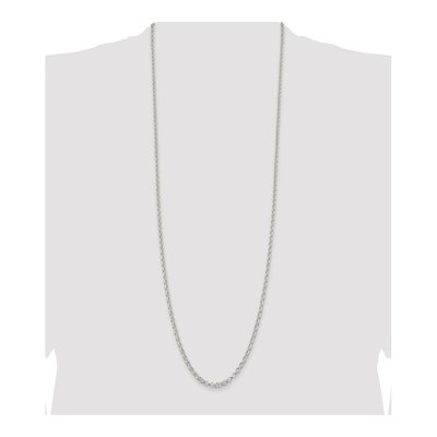 Sterling Silver 3.5mm Rolo Chain – view 4