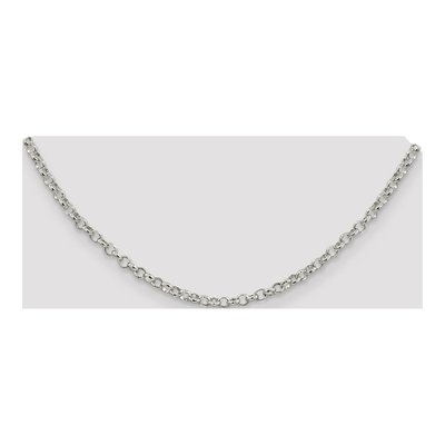 Sterling Silver 4mm Rolo Chain – view 4